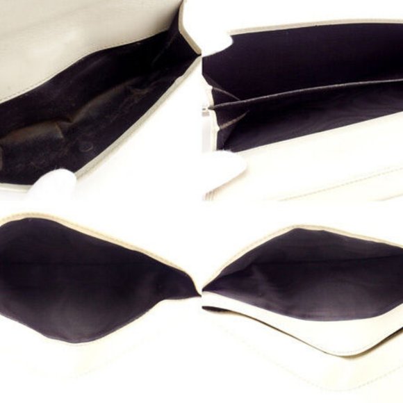 Gucci Wallet Purse Long Wallet Guccissima White Woman Authentic Used - Picture 4 of 6